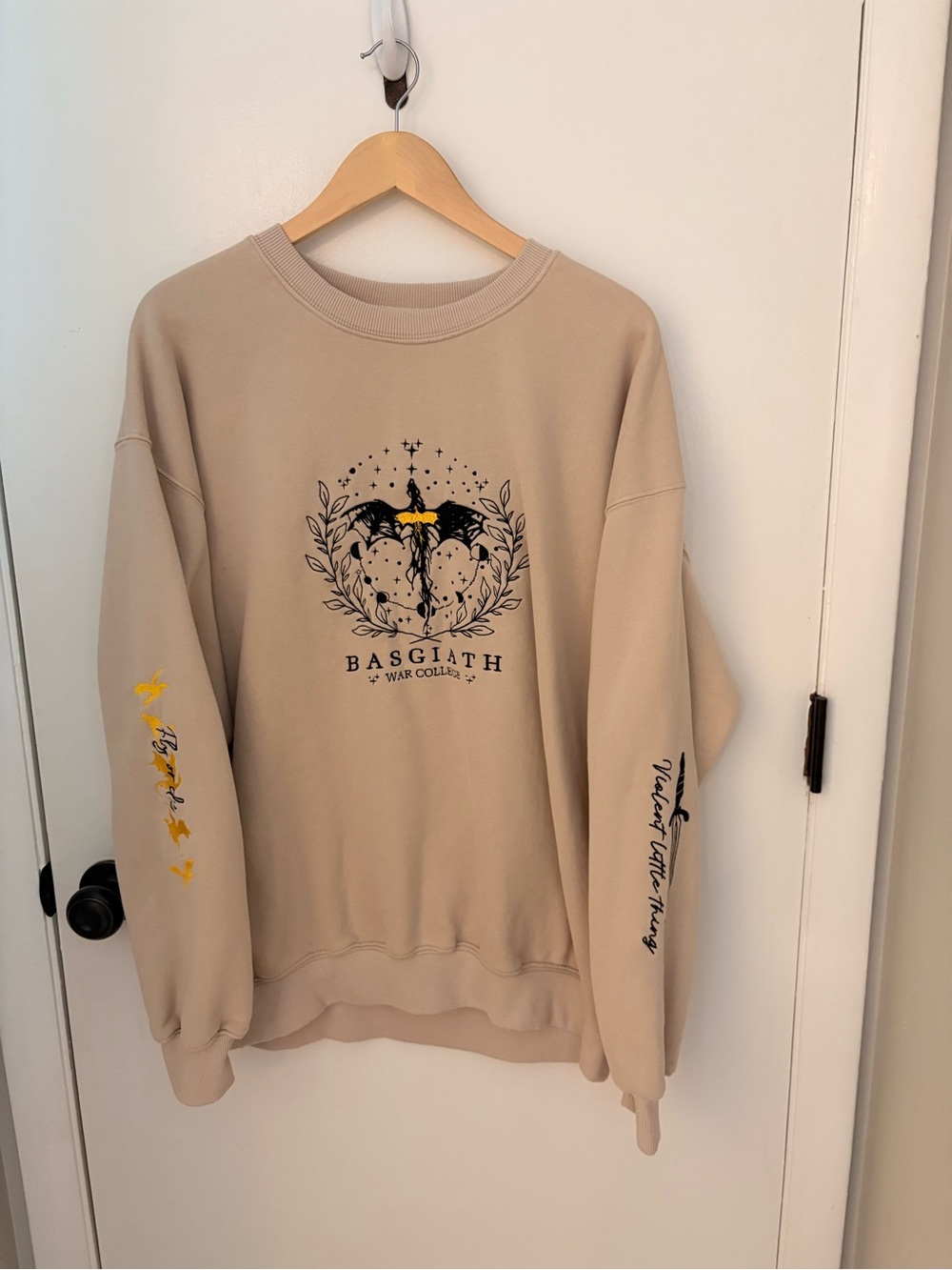 Embroidered Fourth Wing Sweatshirt